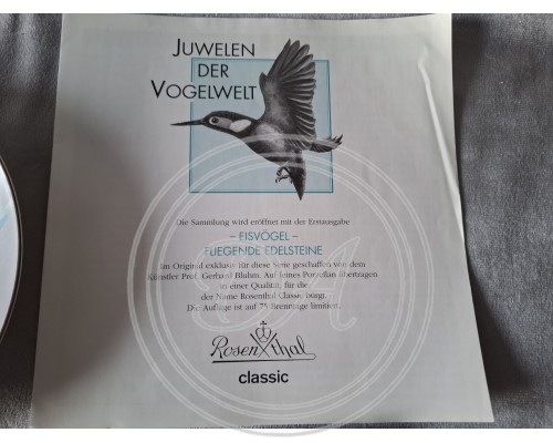 Rosenthals Sammlerteller „Schätze der Vogelwelt“