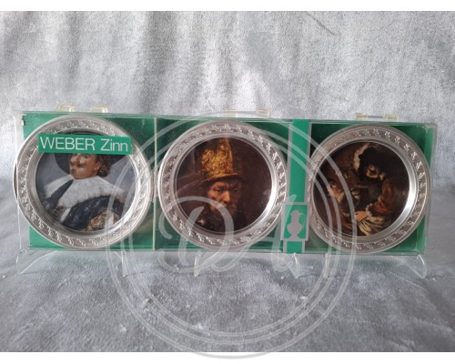 Miniature portraits in tin frames, Germany