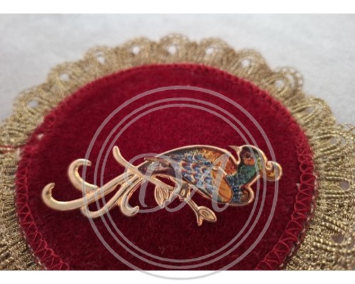 Antique brooch "Bird of Paradise", 1920s-1930s, Germany