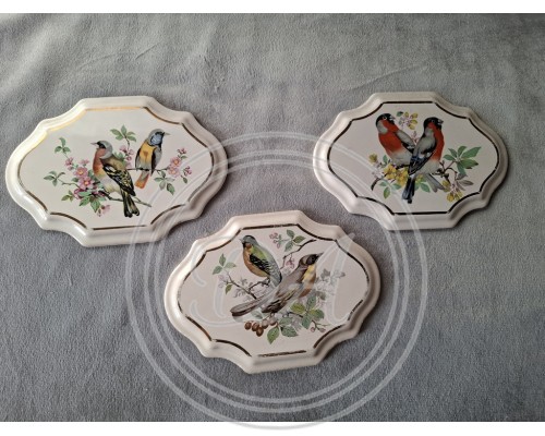 Decorative collectible Bavarian pendants (3st)