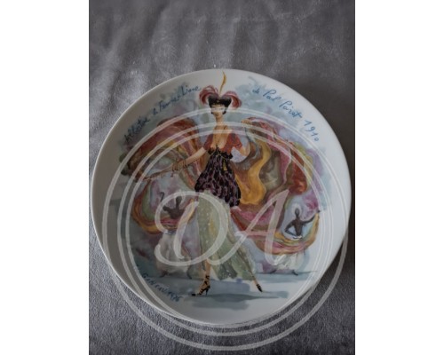 A set of 12 collector plates, “Women of the Century”, Limoges, France.