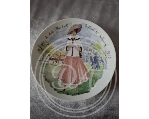 A set of 12 collector plates, “Women of the Century”, Limoges, France.