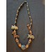 Vintage Unique Handmade Wooden Bead and Animal Figure Safari Style Necklace