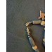Vintage Unique Handmade Wooden Bead and Animal Figure Safari Style Necklace