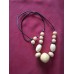 Terres d'Ailleurs Collection, Large Wooden Bead Necklace