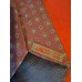 Vintage LACO Burgundy Geometric Pattern Silk Tie