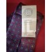 Vintage LACO Burgundy Geometric Pattern Silk Tie