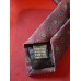 Vintage LACO Burgundy Geometric Pattern Silk Tie