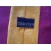 Vintage goldfarbene Trevira Krawatte aus den 70ern mit klassischem Paisley-Muster