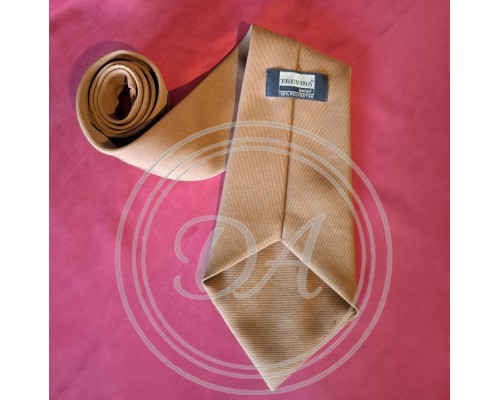 Vintage Brown, Mustard, or Light Brown Tie by Trevira Brand