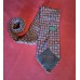 Vintage Seiden-Herrenkrawatte der italienischen Marke Prochownick mit geometrischem Muster