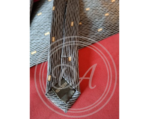 Vintage Men's Tie by City Style with Geometric Pattern
