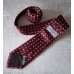 Vintage Men's Burgundy Polka Dot Tie by Christian Berg. Made in Italy