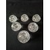 Antique Handmade Crystal Candlesticks, Complete Set