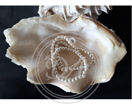 Elastic Pearl Beaded Bracelets, 3 Pcs, France