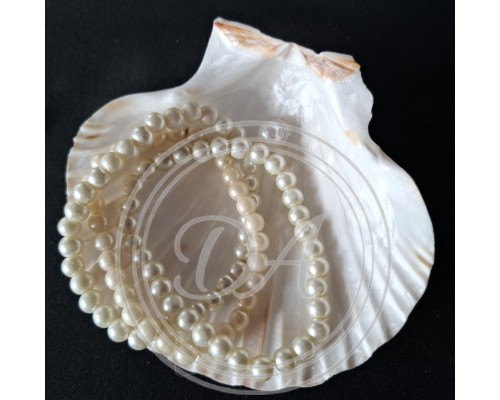 Elastic Pearl Beaded Bracelets, 3 Pcs, France