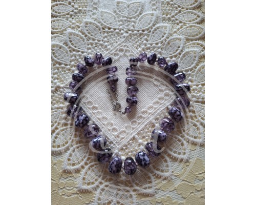 Vintage Purple Beads. France