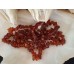 Vintage Baltic Amber Necklace in Red or Cognac Shade. 1920s.