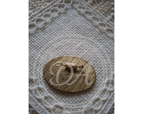 Vintage Metal Brooch "Three Trees" USA