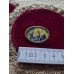 Vintage 1950s Oval Brooch, Silk Painting by German Brand Uhlig